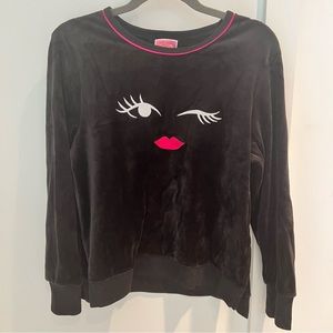 Kate Spade velour sweatshirt